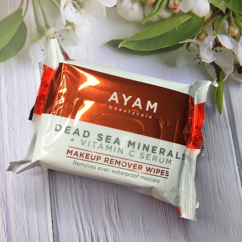 New AYAM Dead Sea Minerals Vitamin C Serum Wipes